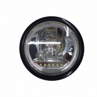 Proiector faza lunga cu DRL LED si Angel Eye pentru Bullbar