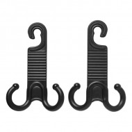 Set 2 suporti tip cuier, cu carlig, universale