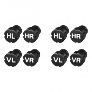 Set 8 capace pentru valva negre pentru marcat
