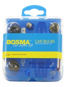 Set becuri 12V si sigurante Bosma