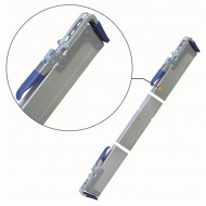 Bara orizontala fixare marfa - aluminiu 1,9 - 2,2 m