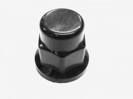 Capac piulita roata 33 mm negru