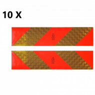 Pachet 10 seturi placute reflectorizante cap tractor