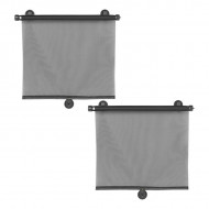 Set 2 parasolar auto retractabile