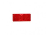Catadioptru reflectorizant dreptunghiular rosu 69x31.5 mm