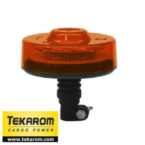 Girofar auto cu efect de rotatie 12V/24V orange cu 40 LED-uri (necesita suport tubular)