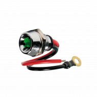 Indicator LED verde 12/24V - 15A