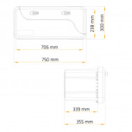 Lada scule Blackit 2 (550x250x280)