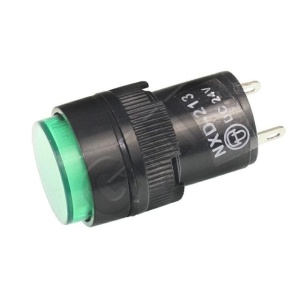 Lampa avertizare bord verde