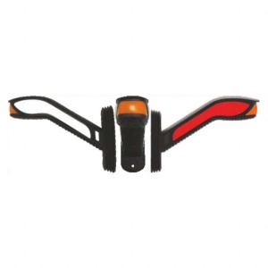 Lampa neon gabarit trei culori dreapta cu semnalizare dinamica - brat lung
