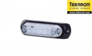Lampa pozitie ovala alba HORPOL