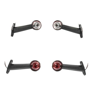 Set 2 lampi gabarit LED brat lung PVC dur