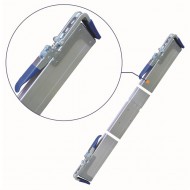 Bara orizontala fixare marfa - aluminiu 2,4 - 2,7 m