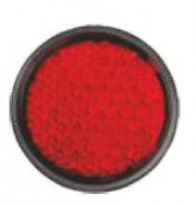 Catadioptru reflectorizant rotund rosu fi 61 mm