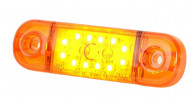 Lampa pozitie ovala portocalie WAS 12 leduri