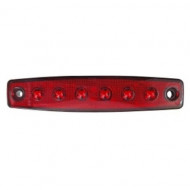 Lampa pozitie rosie 6 leduri - 12V