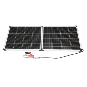 Panou solar tip valiza 120W cu regulator de tensiune 12/24V 20Ah, 2 USB-uri