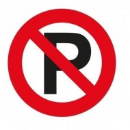 Sticker semnalizare NU PARCATI