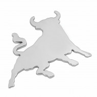 Emblema 3D cromata - Taur