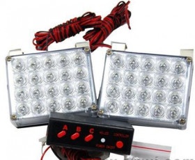 LAMPA LED STROBOSCOPICA LUMINA PORTOCALIE 24V