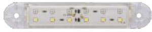 Lampa pozitie ovala alba 12 leduri