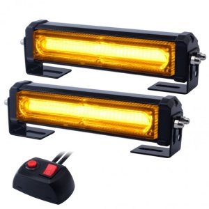 Rampa avertizare luminoasa 2 x 1 Led COB 12V