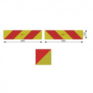 Set placute reflectorizante pentru cap tractor