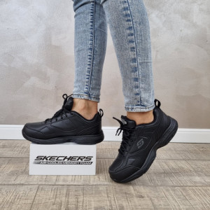 Pantofi dama Skechers Work Relaxed Fit 77200EC BLK