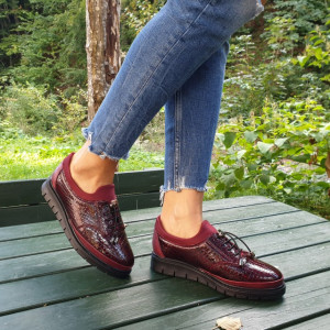 Pantofi dama piele naturala PC725