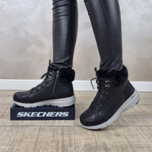 Ghete dama Skechers 144178 BLK