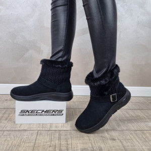 Ghete dama Skechers 144422 BBK