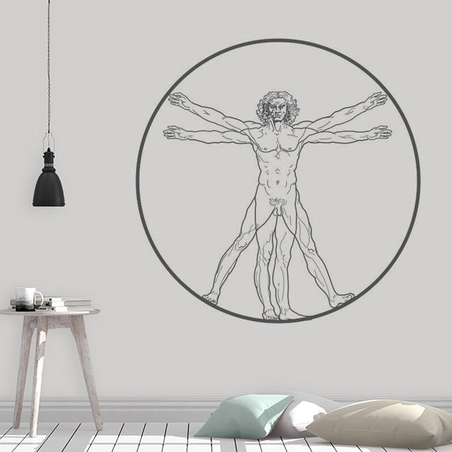 Sticker De Perete Omul Vitruvian