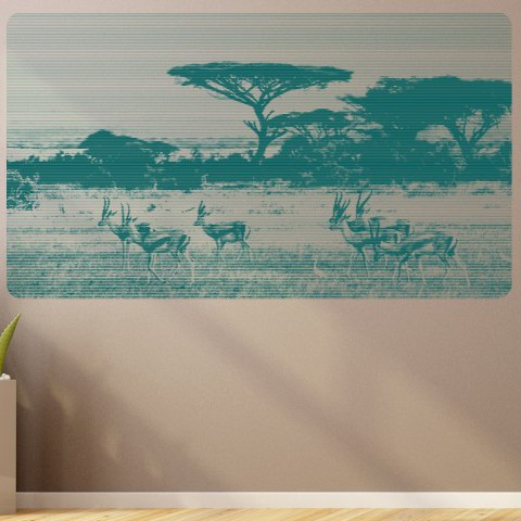 Sticker De Perete Peisaj Antilope
