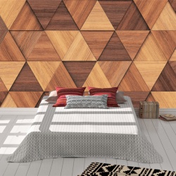 Foto tapet Wooden bricks