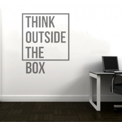 Sticker De Perete Think Outside The Box