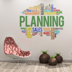 Sticker De Perete Planning Colorat 2