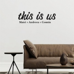 This is us - cu nume