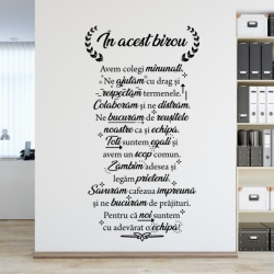 In acest birou suntem egali