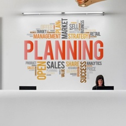 Sticker de Perete Planning Colorat