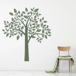 Sticker Leafy Tree Birch
