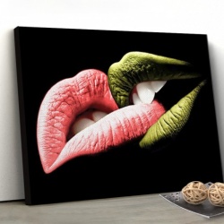 Tablou Canvas - Buze Colorate