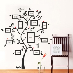 Sticker Copac cu Poze de Familie