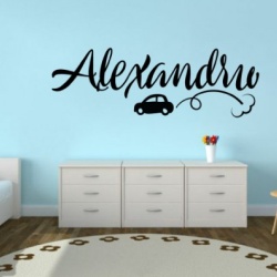 Sticker cu nume - Alexandru