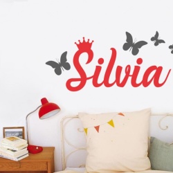 Sticker cu nume - Silvia