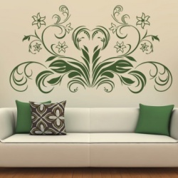 Sticker De Perete Abstract Floral 04