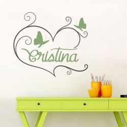 Sticker cu nume - Cristina