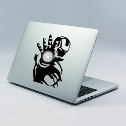 Sticker Pentru Laptop - Iron Man Light Beam