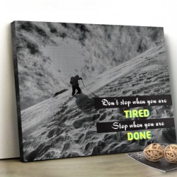 Tablou canvas motivational - Don't stop
