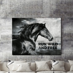 Tablou motivational - Run wild and free