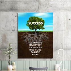 Tablou motivational - Success tree
